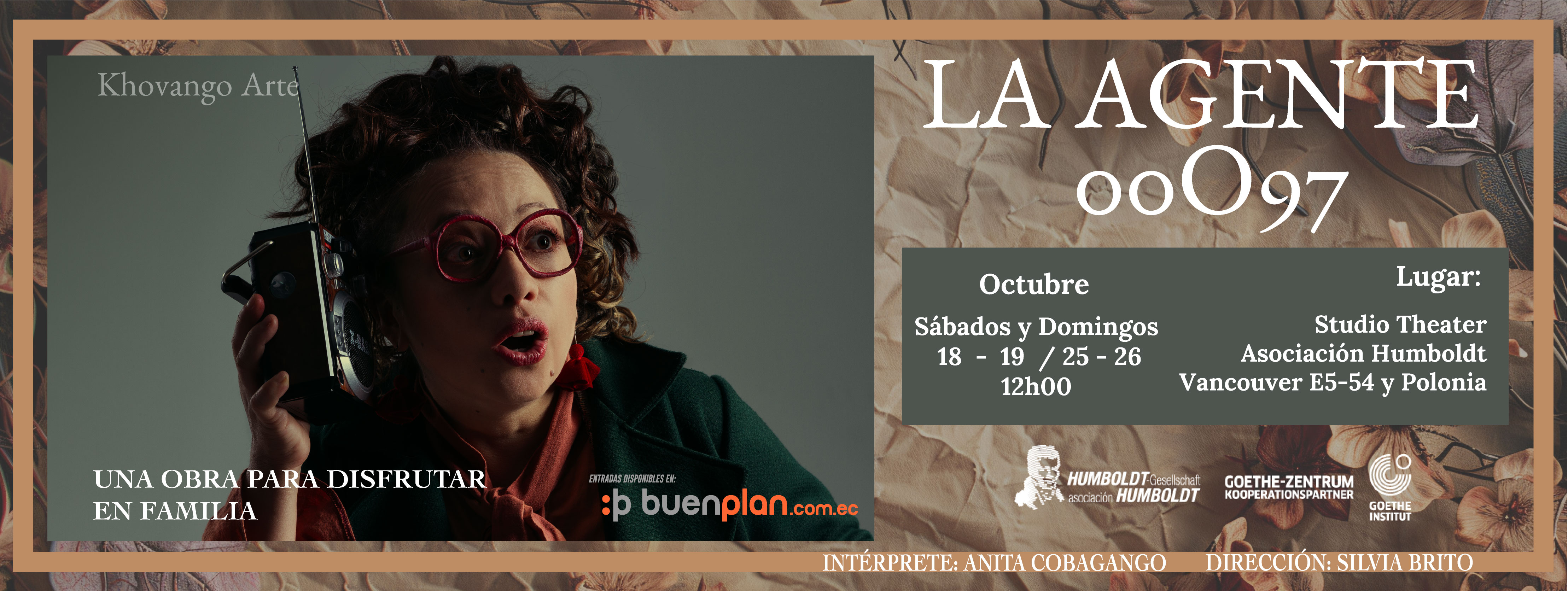 La Agente 00097   (18 de octubre) en Quito, BuenPlan
