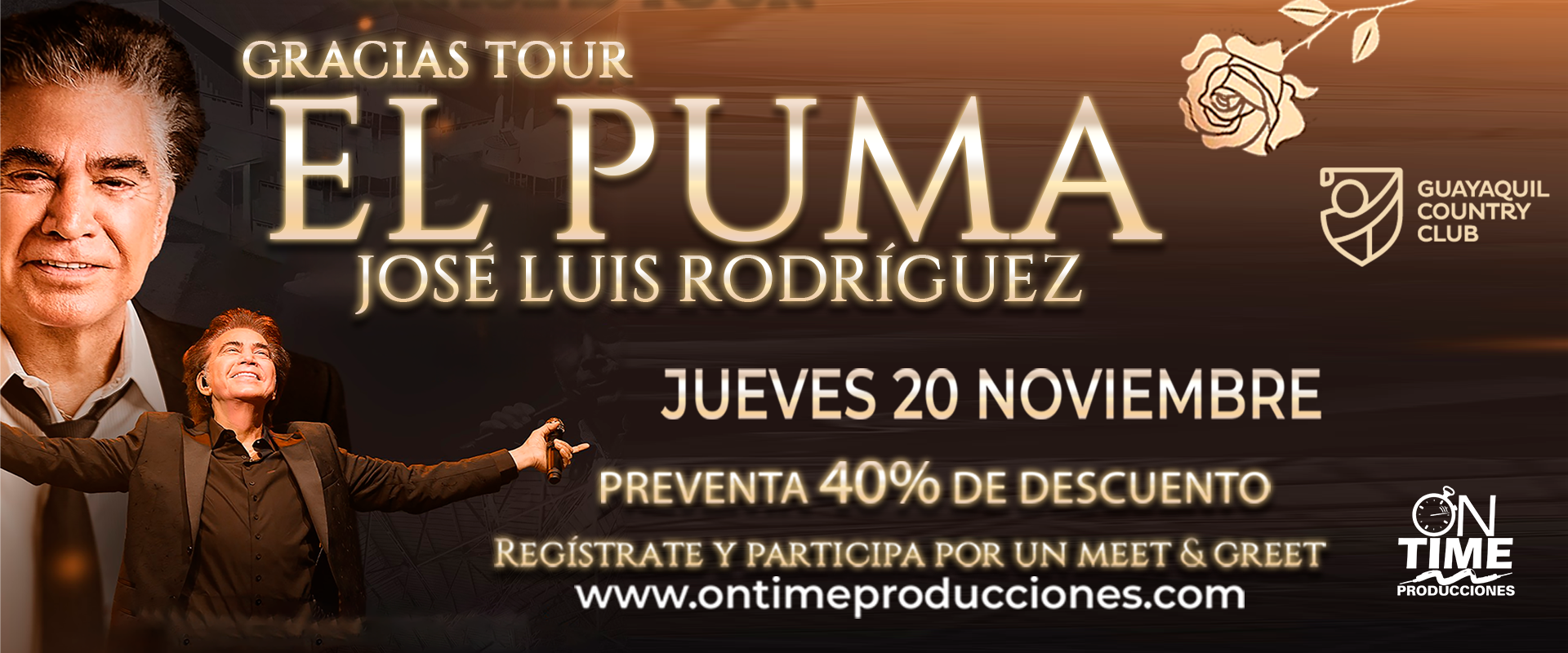 José Luis Rodríguez "El Puma" en Guayaquil, BuenPlan