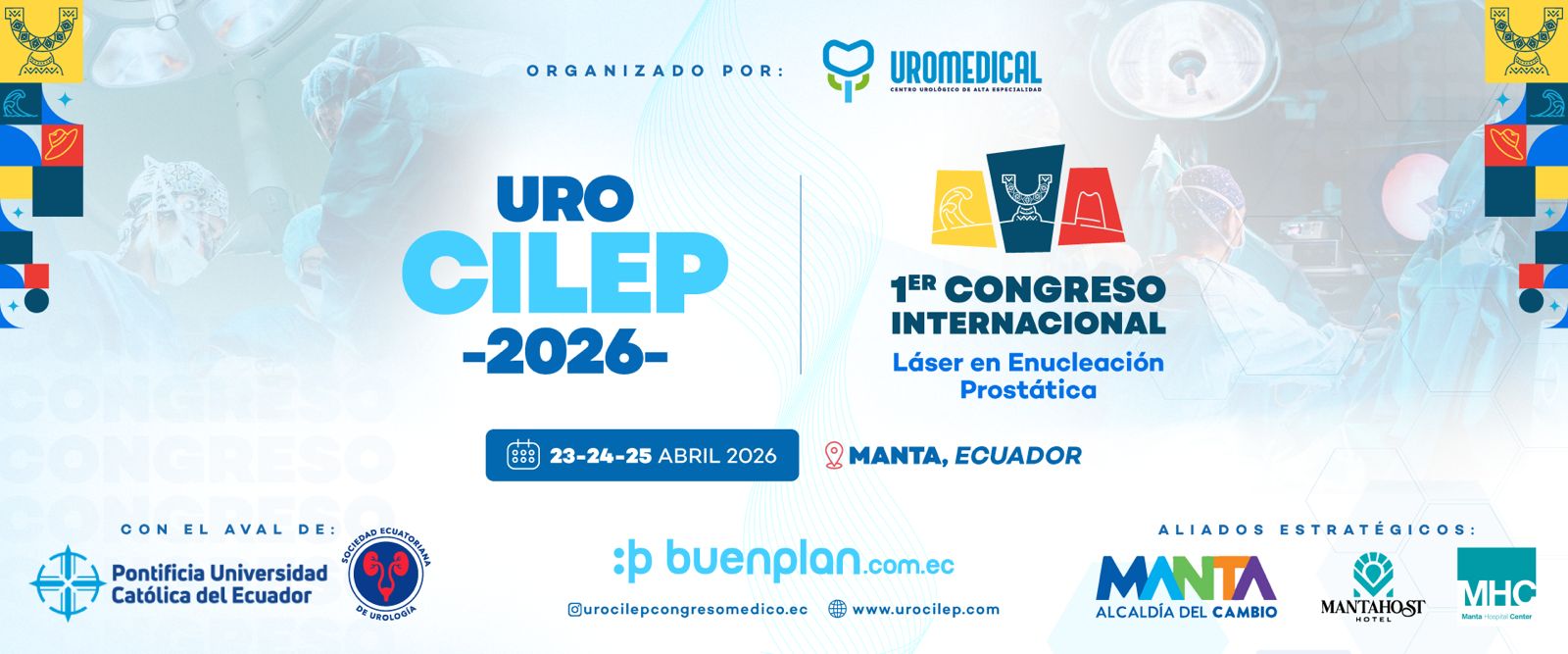 UROCILEP 2026 – Manta, 23, 24 y 25 de abril en Manta, BuenPlan