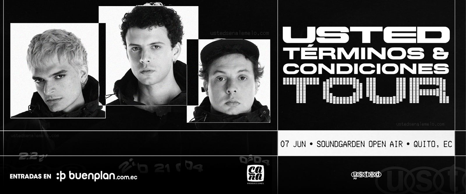 USTED SEÑALEMELO - TÉRMINOS & CONDICIONES TOUR