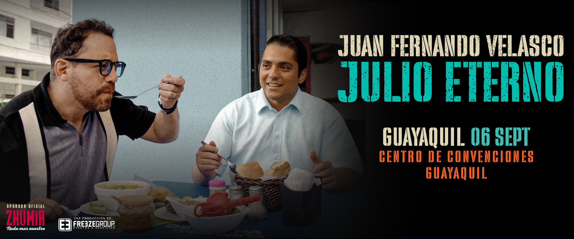 Juan Fernando Velasco - Julio Eterno - Guayaquil en Guayaquil, BuenPlan