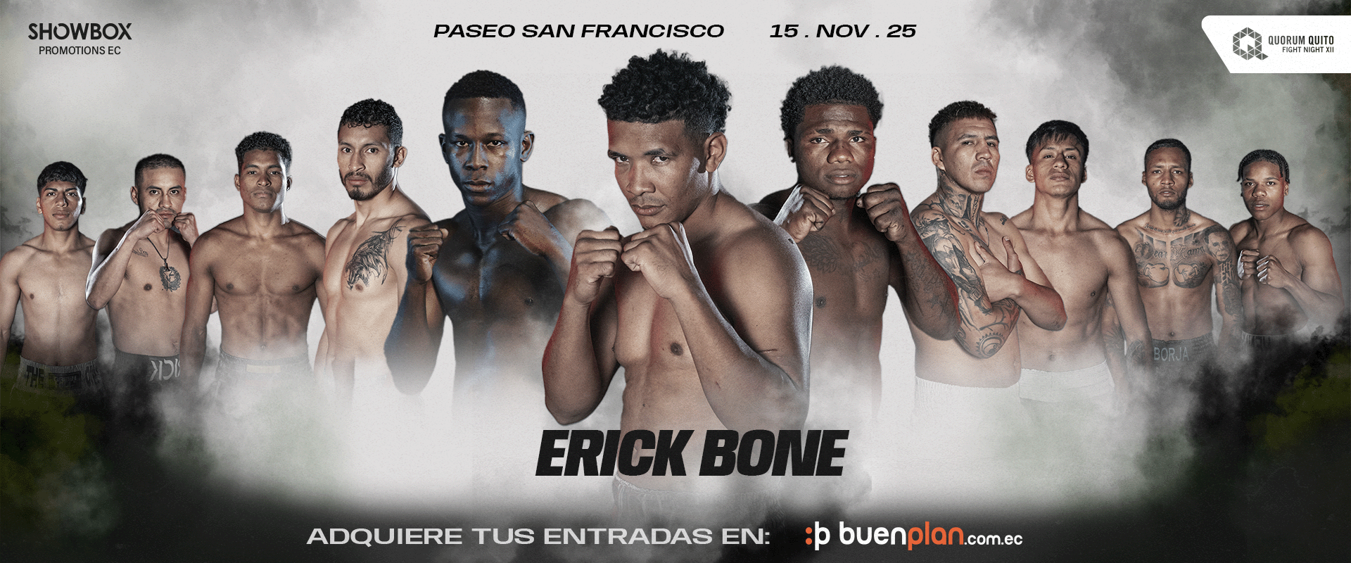 Quorum Fight Night XII en Cumbayá - Quito, BuenPlan