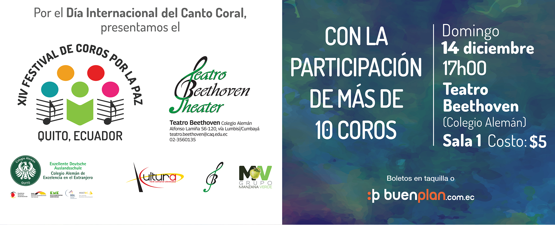 🎶 XIV Festival de Coros por la Paz – Día Internacional del Canto Coral 🎵 en Quito, BuenPlan