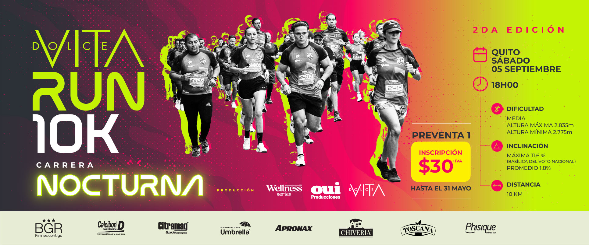 DolceVita RUN 10K - 2da Edición en Quito, BuenPlan