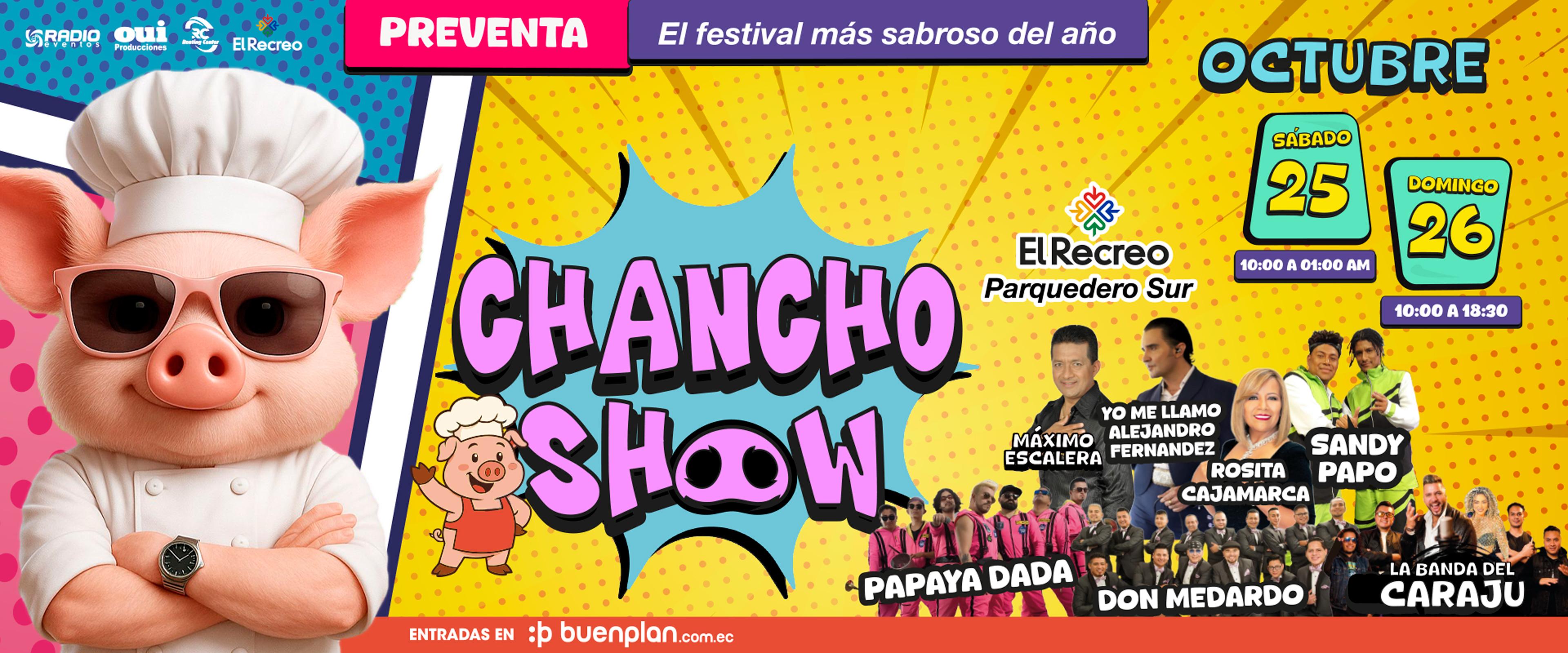 CHANCHO SHOW 2025 en Quito, BuenPlan