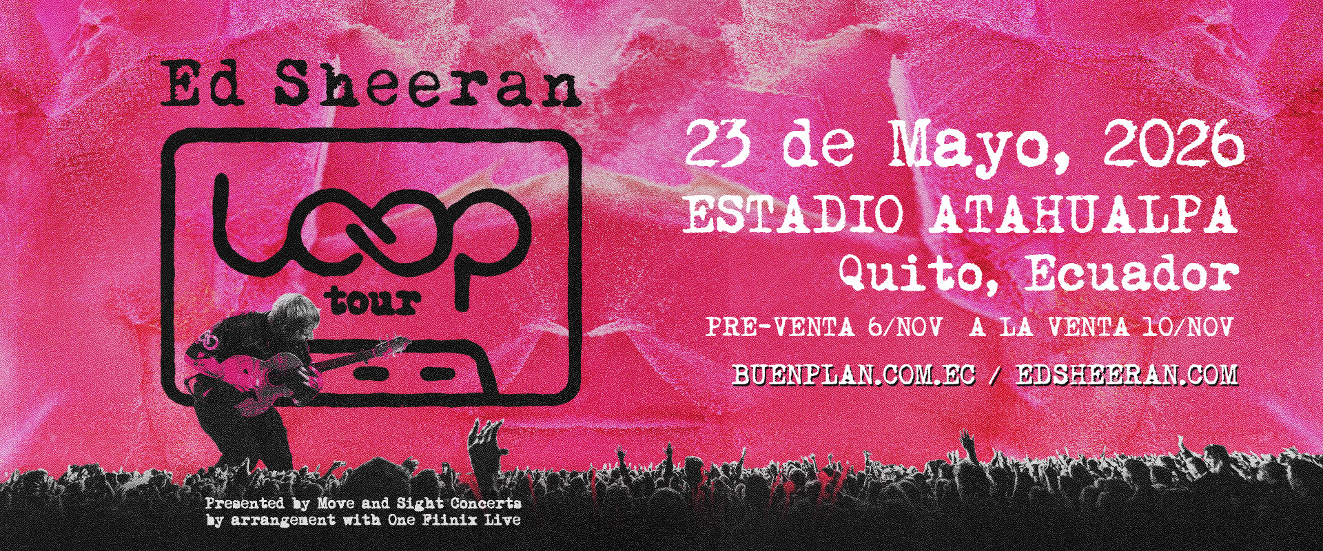 Ed Sheeran Loop Tour Quito 2026 en Quito, BuenPlan