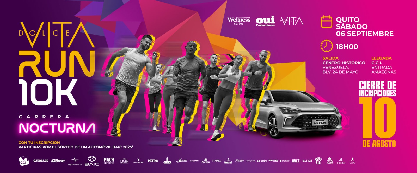 DOLCE VITA RUN 10K en Quito, BuenPlan